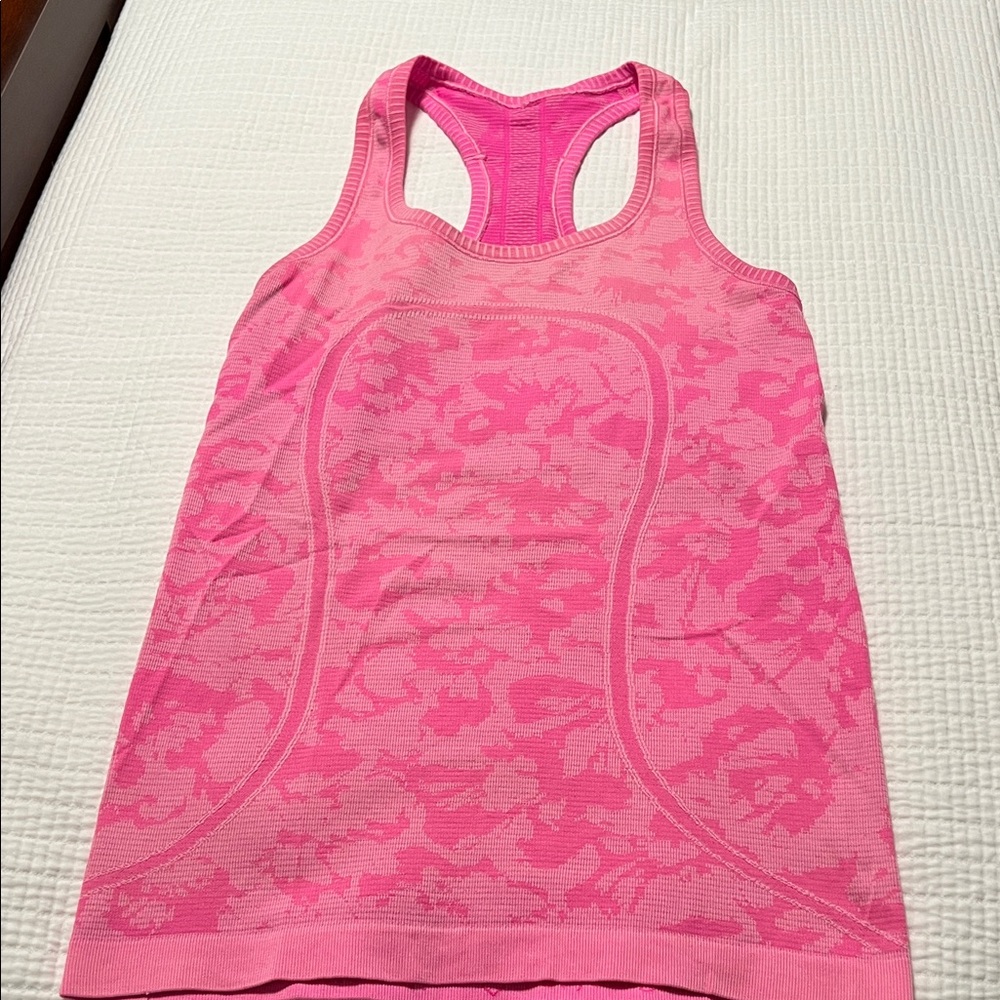 lululemon athletica Vibrant Pink Racerback Tank